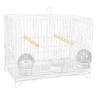 Gaiola Exposição Para Canário Comedouro Meia Lua Quatiguá - B