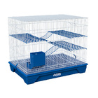 Gaiola Grande Para Twister Com 2 Andares E Comedouro - Azul