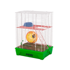 Gaiola Hamster Home 2 Andares Com Rodinha Quatiguá - Verde