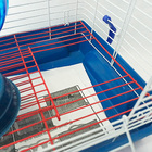 Gaiola Hamster Home 2 Andares Com Rodinha Quatiguá - Vermelho