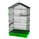 Gaiola Malha Fina Para Periquito Travas Plásticas - Preto Ver