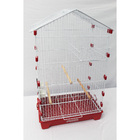 Gaiola Malha Fina Para Periquito Travas Plásticas - Preto Ver