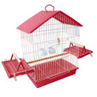 Gaiola Para Calopsita E Pássaros Pequenos Com Teto Plástico J