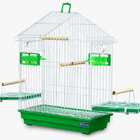 Gaiola Para Calopsita Pássaro Manso Bragança De Aramado Verde