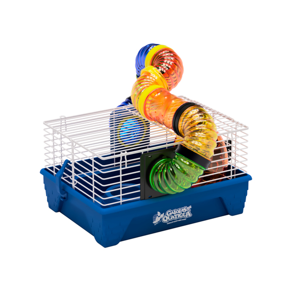 Gaiola Para Hamster Acessórios E Tubos Coloridos Quatiguá - V