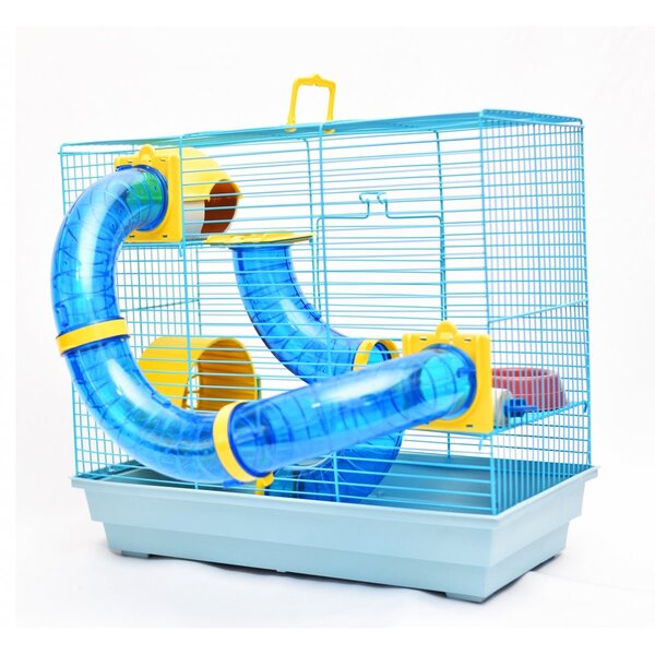 Gaiola Para Hamster E Pequenos Roedores 3 Andares Completa Az
