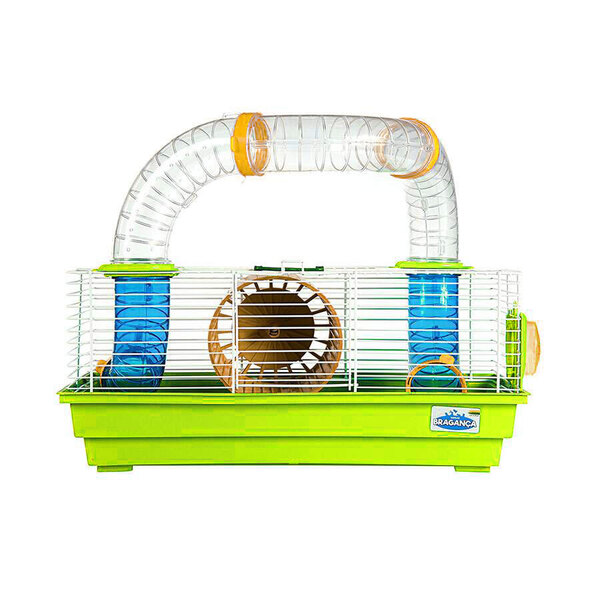 Gaiola Para Hamster Roedores Bragança Com Tubos Divertidos 3