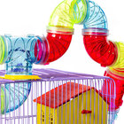 Gaiola Para Hamster Tubo Super Luxo Com 03 Andares Lilás