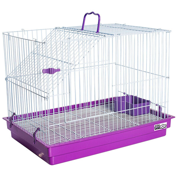 Gaiola Para Roedores Com Bandeja Removível Lilás