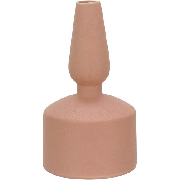 Galact Vaso Decorativo Enfeite 18x10x10cm Cerâmica Rose