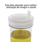 Galheteiro De Mesa Porta Azeite E Vinagre 125ml Rosé Gold Ou