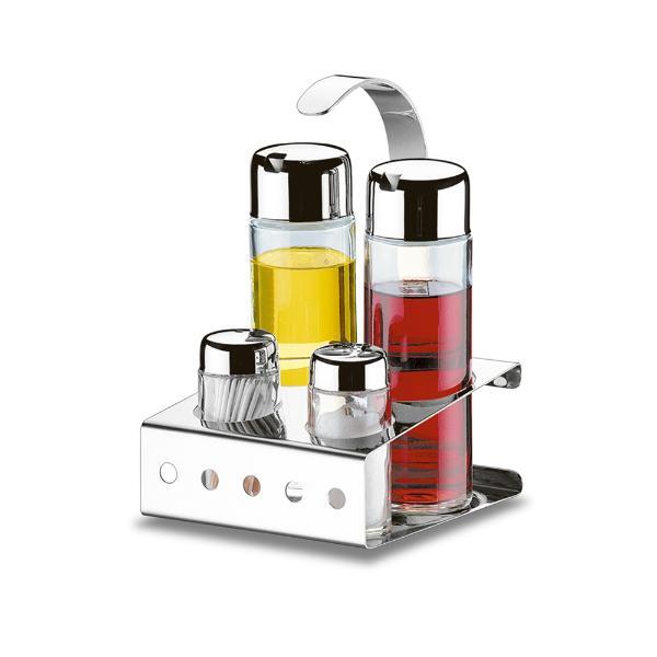 Galheteiro Em Inox Brinox Parma 4 Peças