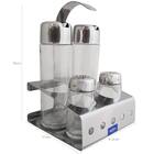 Galheteiro Inox 5 Peças - Parma