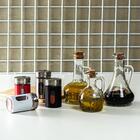 Galheteiro Porta Azeite De Vidro Com Tampa De Cortiça Garrafa