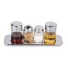 Galheteiro Retangular 5 peças Forma