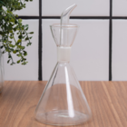 Galheteiro Triangular De Vidro Borossilicato 250ml - Oikos