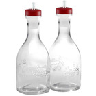 Galheteiros/azeiteiros De Vidro Italiano Bormioli Quatto Stag