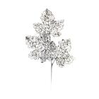 Galho Com Tres Folhas Vazado Prata 45x20x1 1410081