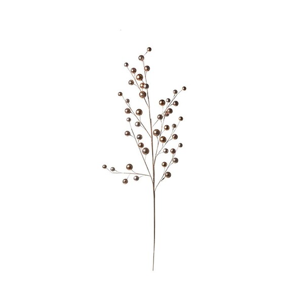 Galho Decoração Natal Para Árvore Natal 75x15cm Cor Ouro