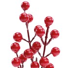 Galho Frutas Vermelho 28x7x4cm Cromus