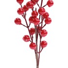 Galho Frutas Vermelho 28x7x4cm Cromus