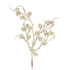 GALHO MEDIO FRUTAS NUDE GLITTER 35CM