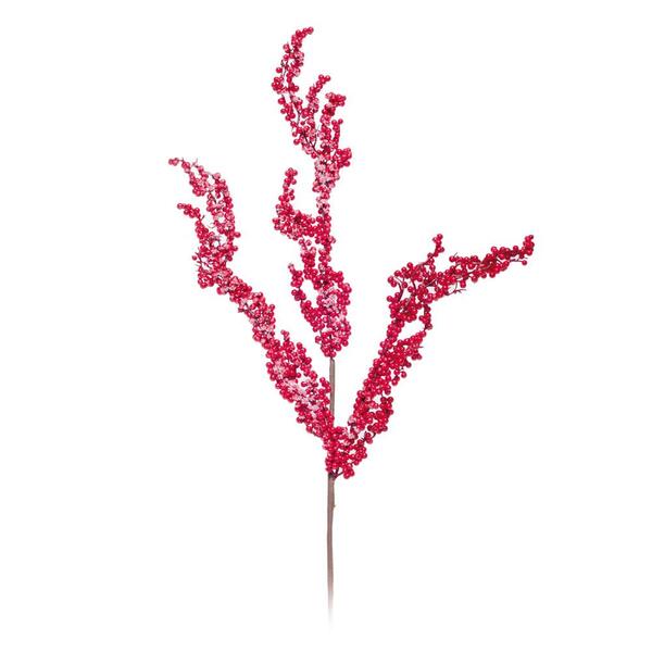 Galho Natalino C/frutas Vermelhas 1un 80x24x3cm 1024832