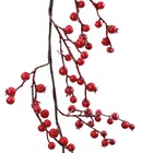 Galho Natalino Vermelho 3x8x110cm Cromus