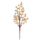 Galho para Árvore Plástico Metal Ouro 40x40cm Cromus