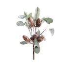 Galho Pinheiro Com Pinhas Nevada 35x25x15 1103050