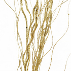 Galho Plástico e Metal Dourado Cromus 90x38cm