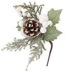 Galho Plástico e Metal Multicolorido Cromus 22x15cm