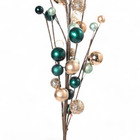 Galho Plástico e Metal Verde Cromus 69x18cm