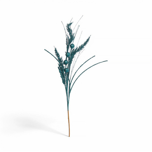 Galho Plástico e Metal Verde Cromus 77,5x21cm