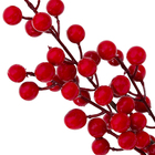 Galho Plástico e Metal Vermelho Cromus 62,5x11,5cm