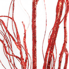 Galho Plástico e Metal Vermelho Cromus 90x38cm