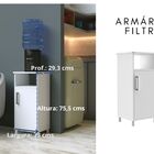 Gallon Gabinete Para Filtro D'água "uv"- Branco