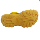 Galocha Bota Azul E Amarela Com Amarra Borracha Pvc Infantil