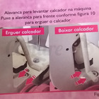 Galoneira, Semi Industrial Bracob 3 Agulhas , 250w,2000rpm