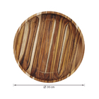 Gamela Petisqueira de Madeira FSC Redonda Tramontina