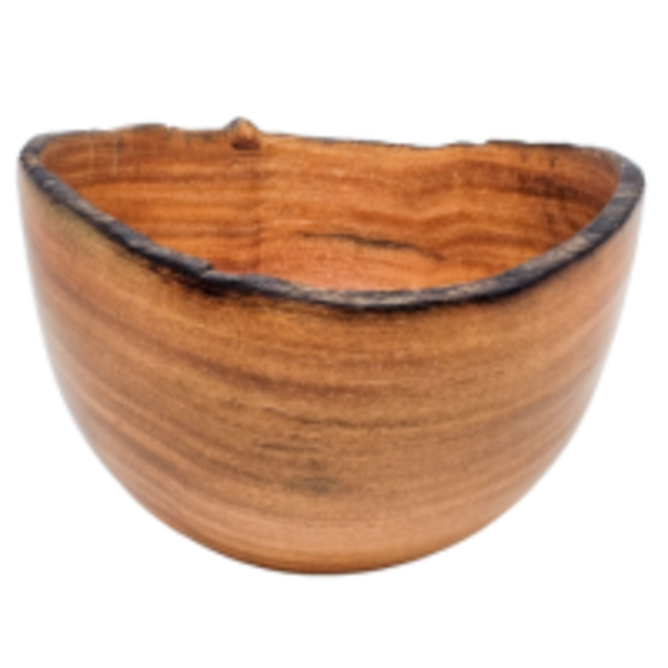 Gamela/fruteira 27cm Madeira De Lei Louro Preto - Acre
