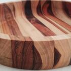 Gamela Redonda De Madeira Teca Para Churrasco Stolf 23 X 23 X