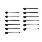 Gancheiras Simples Amapá Preta Embalagem Com 12 Unidades