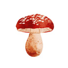 Gancho Aço 6,3x5,5x3,7cm Cogumelo Geguton