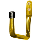 Gancho Aço Pintado Dourado 10,5x2x15cm Maxeb