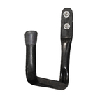 Gancho Aço Pintado Preto 10,5x2x15cm Maxeb