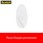 Gancho Adesivo 1kg Branco Scotch 3 peças