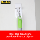 Gancho Adesivo 3,5kg Branco Scotch 1 peça