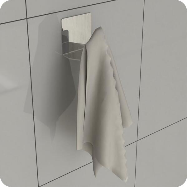 Gancho Adesivo 3m Inox De Parede Cabide Autocolante Df