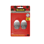 Gancho Adesivo Aço Inox Prata 3M